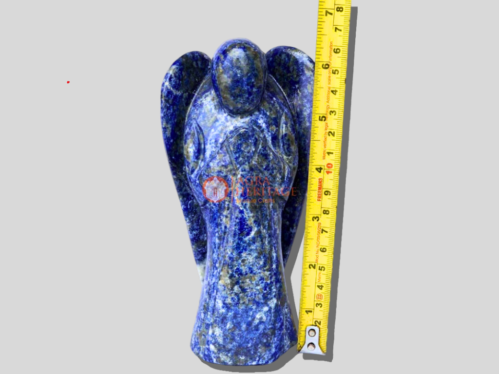 Lapis Lazuli Angel Statue Handmade Hand Carved Angel